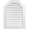 Ekena Millwork Octagonal Top Surface Mount PVC Gable Vent w/ 3-1/2"W x 1"P Standard Frame, 26"W x 34"H GVPOT26X3401SN - alternate 1
